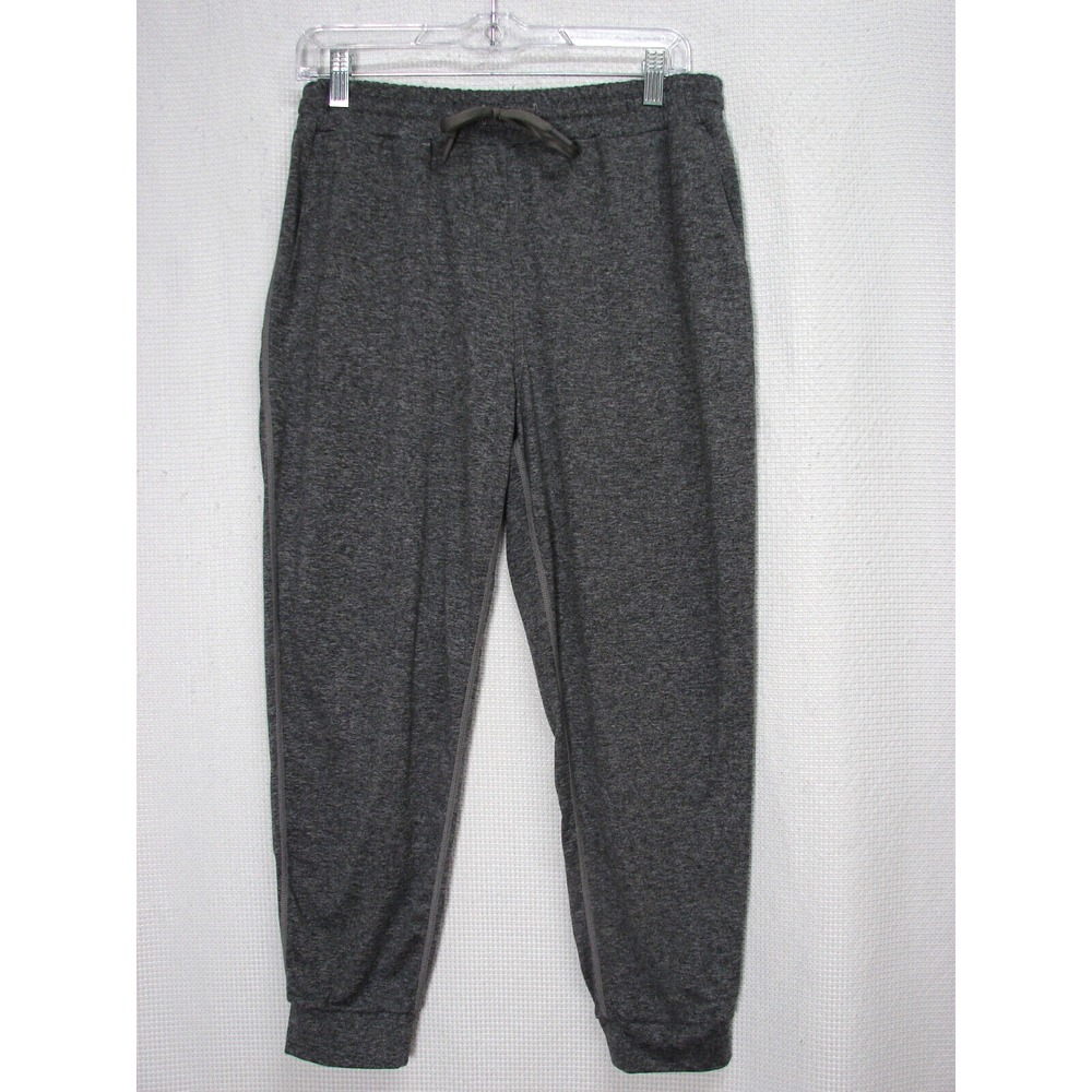 Quince Flowknit Mid Rise Jogger Pants Crop Ultra Soft Heather Gray Womens Size M